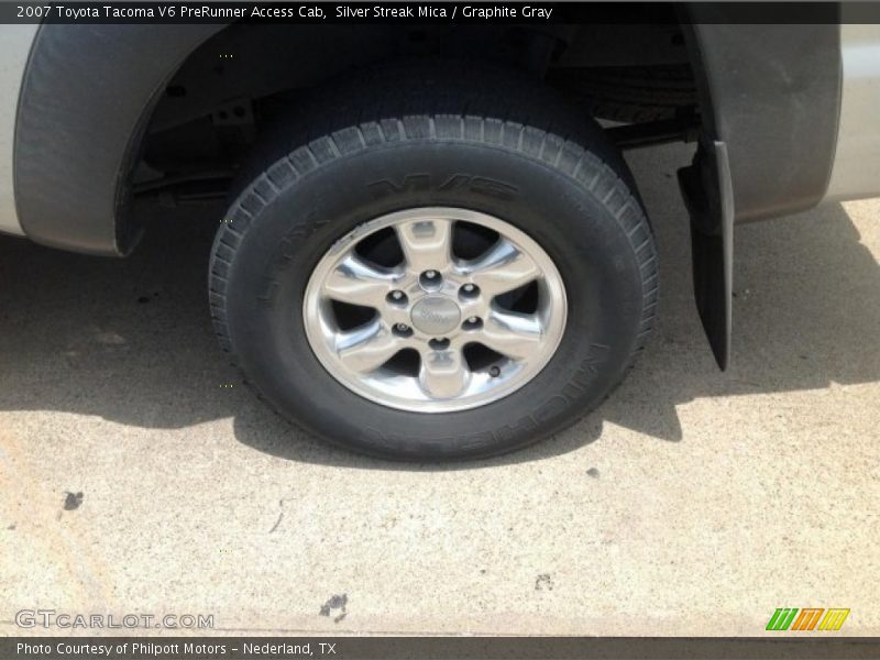 Silver Streak Mica / Graphite Gray 2007 Toyota Tacoma V6 PreRunner Access Cab