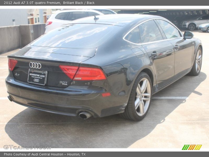 Brilliant Black / Black 2012 Audi A7 3.0T quattro Premium
