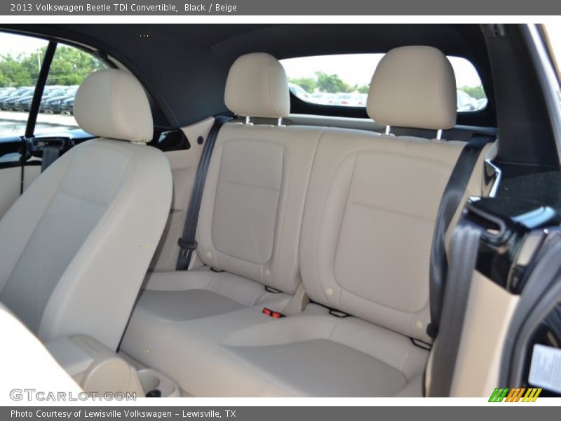 Black / Beige 2013 Volkswagen Beetle TDI Convertible
