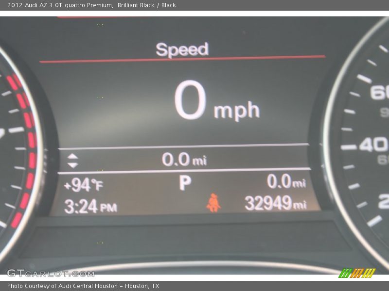 Brilliant Black / Black 2012 Audi A7 3.0T quattro Premium