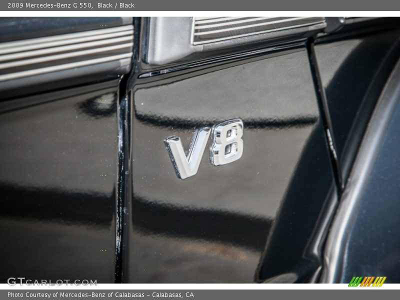 Black / Black 2009 Mercedes-Benz G 550