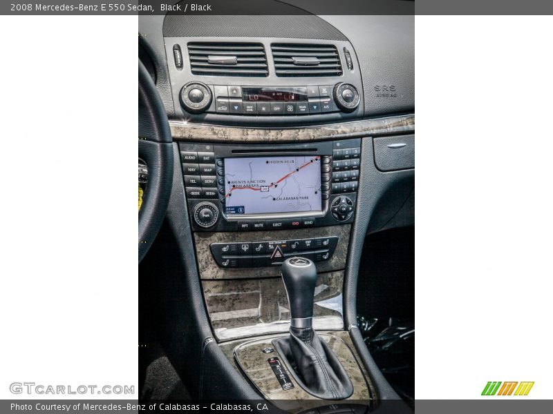 Black / Black 2008 Mercedes-Benz E 550 Sedan