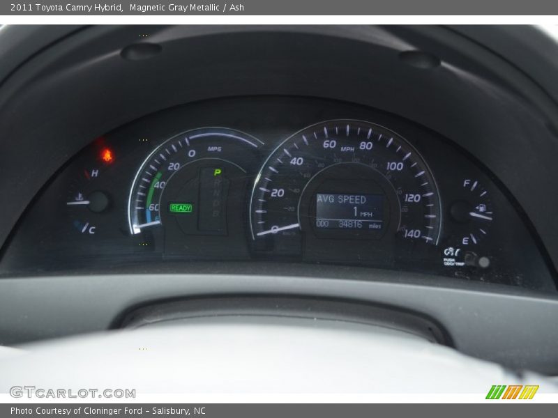 Magnetic Gray Metallic / Ash 2011 Toyota Camry Hybrid