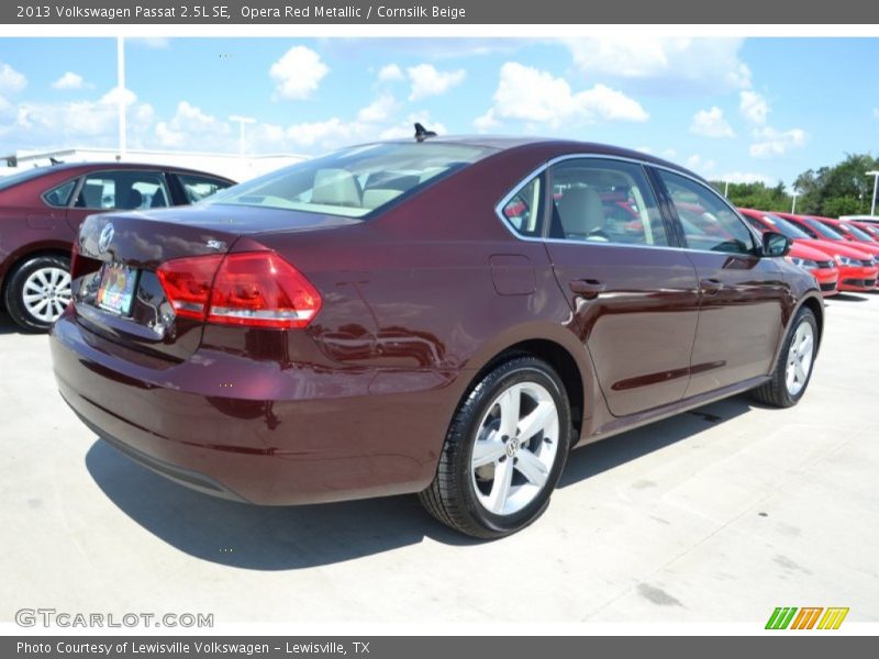 Opera Red Metallic / Cornsilk Beige 2013 Volkswagen Passat 2.5L SE