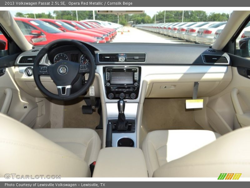 Opera Red Metallic / Cornsilk Beige 2013 Volkswagen Passat 2.5L SE