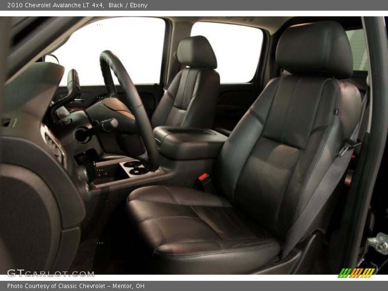 Front Seat of 2010 Avalanche LT 4x4