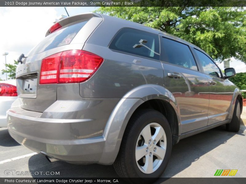 Storm Gray Pearl / Black 2013 Dodge Journey American Value Package