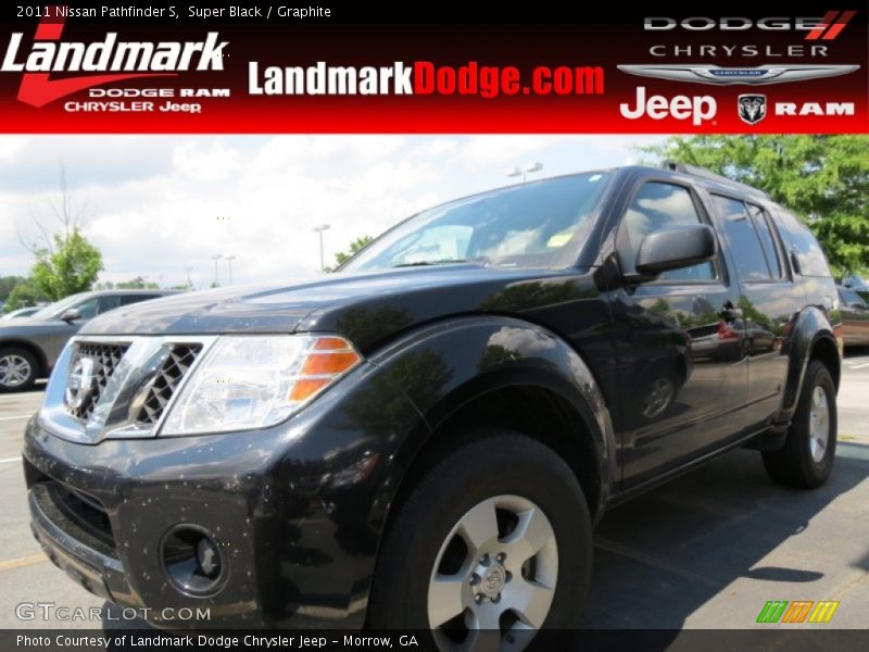 Super Black / Graphite 2011 Nissan Pathfinder S