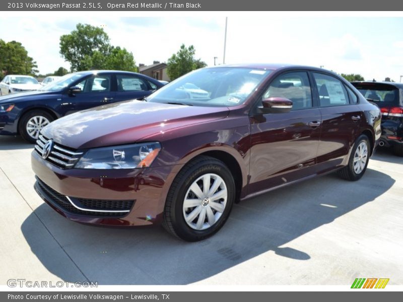 Opera Red Metallic / Titan Black 2013 Volkswagen Passat 2.5L S