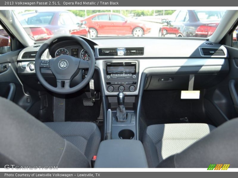 Opera Red Metallic / Titan Black 2013 Volkswagen Passat 2.5L S
