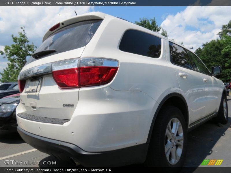 Stone White / Dark Graystone/Medium Graystone 2011 Dodge Durango Crew