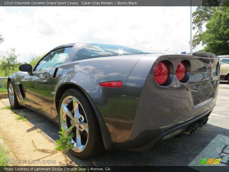 Cyber Gray Metallic / Ebony Black 2010 Chevrolet Corvette Grand Sport Coupe