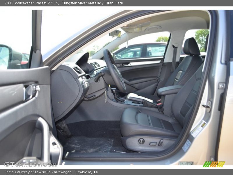 Tungsten Silver Metallic / Titan Black 2013 Volkswagen Passat 2.5L S
