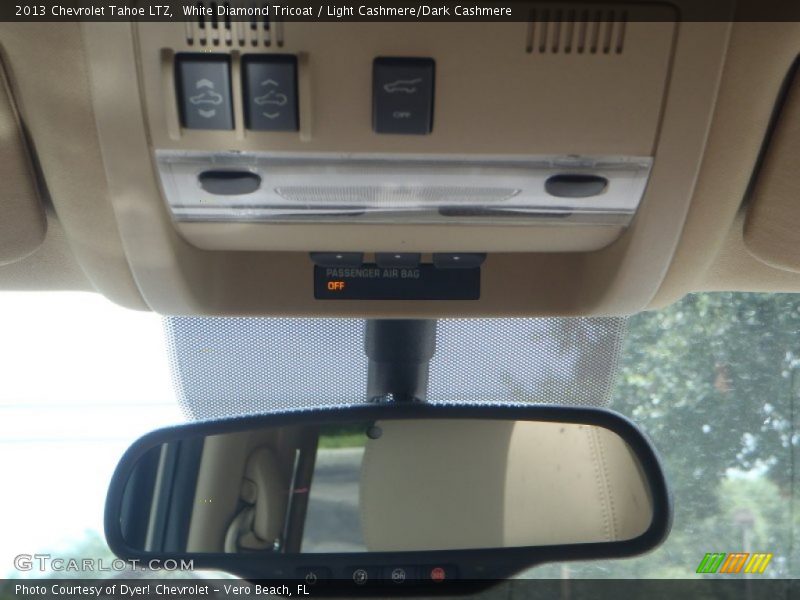 White Diamond Tricoat / Light Cashmere/Dark Cashmere 2013 Chevrolet Tahoe LTZ