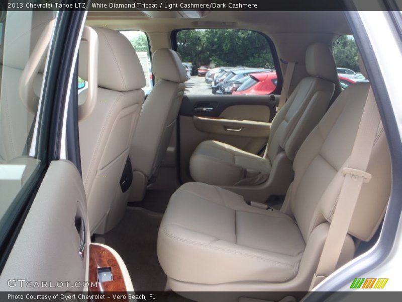 White Diamond Tricoat / Light Cashmere/Dark Cashmere 2013 Chevrolet Tahoe LTZ