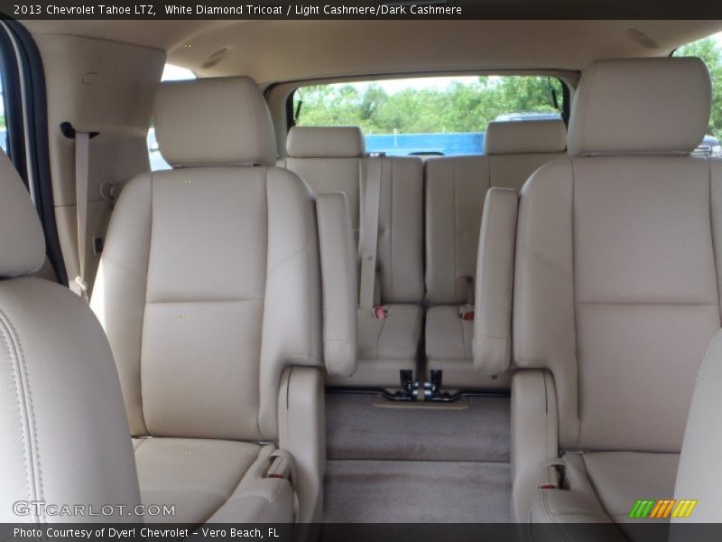White Diamond Tricoat / Light Cashmere/Dark Cashmere 2013 Chevrolet Tahoe LTZ