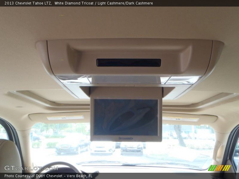 White Diamond Tricoat / Light Cashmere/Dark Cashmere 2013 Chevrolet Tahoe LTZ