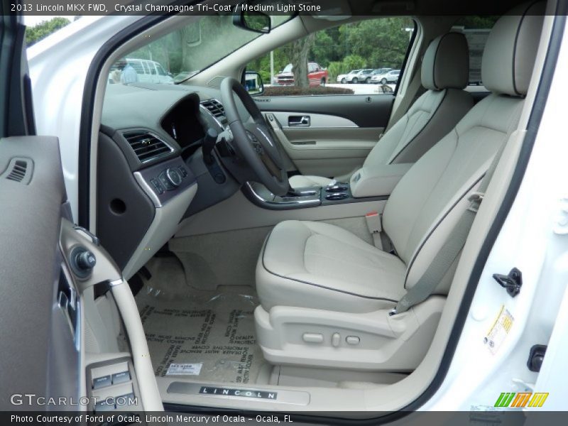 Crystal Champagne Tri-Coat / Medium Light Stone 2013 Lincoln MKX FWD