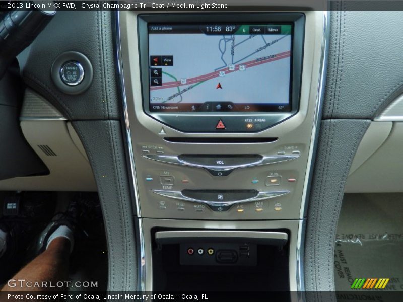 Crystal Champagne Tri-Coat / Medium Light Stone 2013 Lincoln MKX FWD