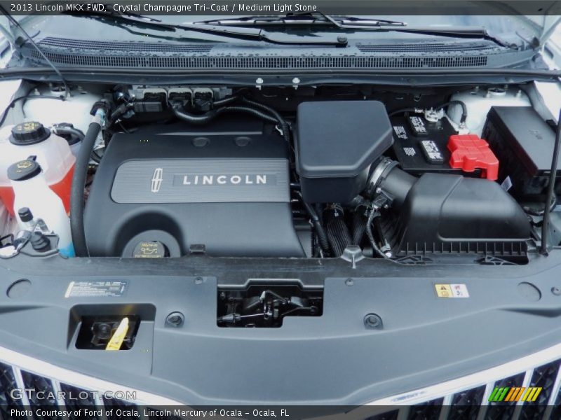 Crystal Champagne Tri-Coat / Medium Light Stone 2013 Lincoln MKX FWD