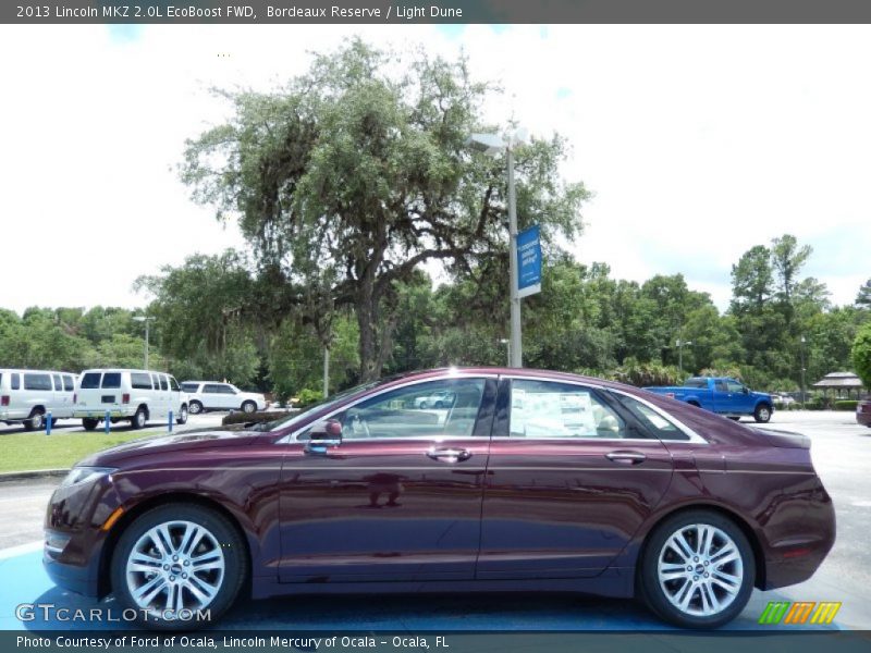 Bordeaux Reserve / Light Dune 2013 Lincoln MKZ 2.0L EcoBoost FWD
