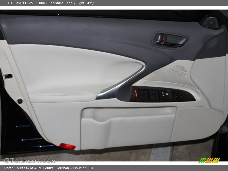 Black Sapphire Pearl / Light Gray 2010 Lexus IS 250