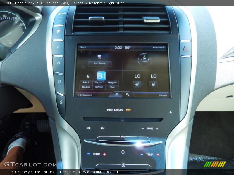 Bordeaux Reserve / Light Dune 2013 Lincoln MKZ 2.0L EcoBoost FWD