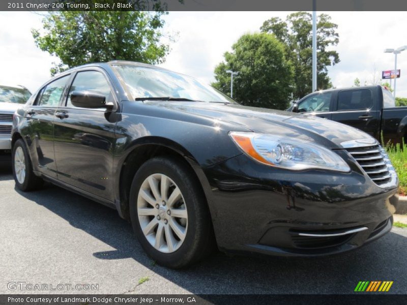 Black / Black 2011 Chrysler 200 Touring