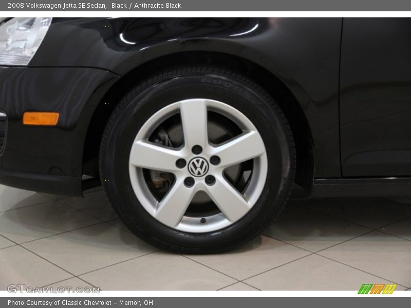 Black / Anthracite Black 2008 Volkswagen Jetta SE Sedan