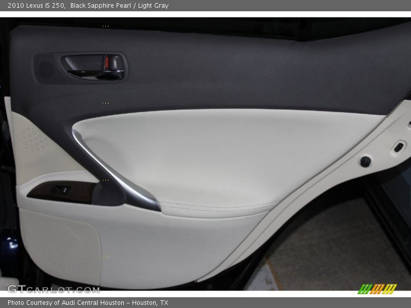 Black Sapphire Pearl / Light Gray 2010 Lexus IS 250