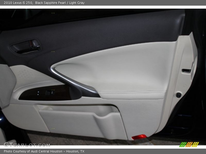 Black Sapphire Pearl / Light Gray 2010 Lexus IS 250