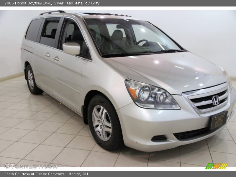 Silver Pearl Metallic / Gray 2006 Honda Odyssey EX-L