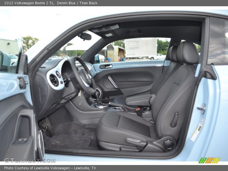 Denim Blue / Titan Black 2013 Volkswagen Beetle 2.5L