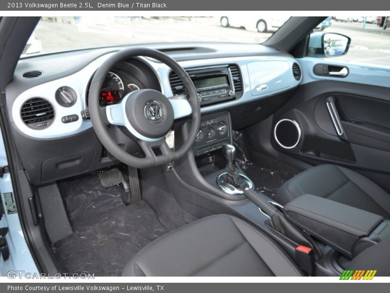 Denim Blue / Titan Black 2013 Volkswagen Beetle 2.5L