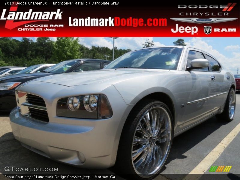 Bright Silver Metallic / Dark Slate Gray 2010 Dodge Charger SXT