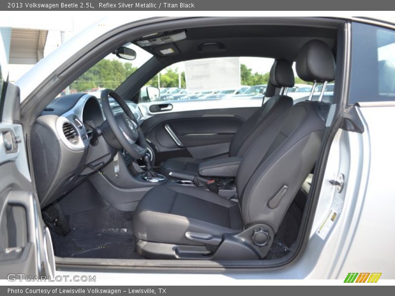 Reflex Silver Metallic / Titan Black 2013 Volkswagen Beetle 2.5L