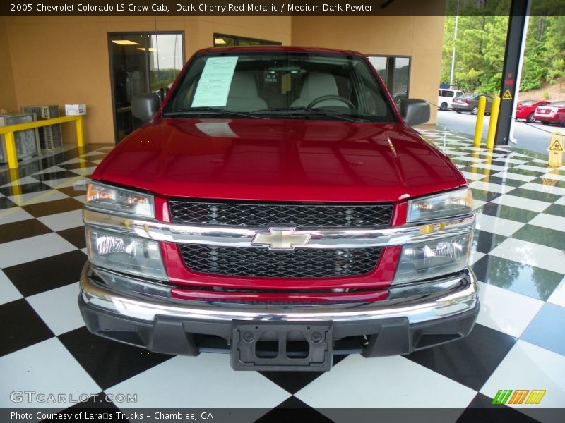 Dark Cherry Red Metallic / Medium Dark Pewter 2005 Chevrolet Colorado LS Crew Cab