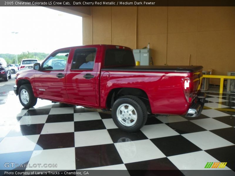 Dark Cherry Red Metallic / Medium Dark Pewter 2005 Chevrolet Colorado LS Crew Cab