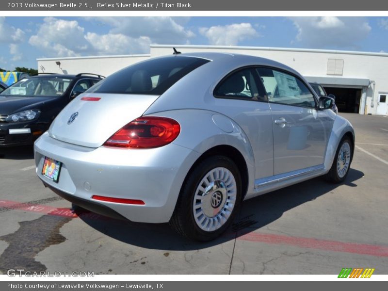 Reflex Silver Metallic / Titan Black 2013 Volkswagen Beetle 2.5L
