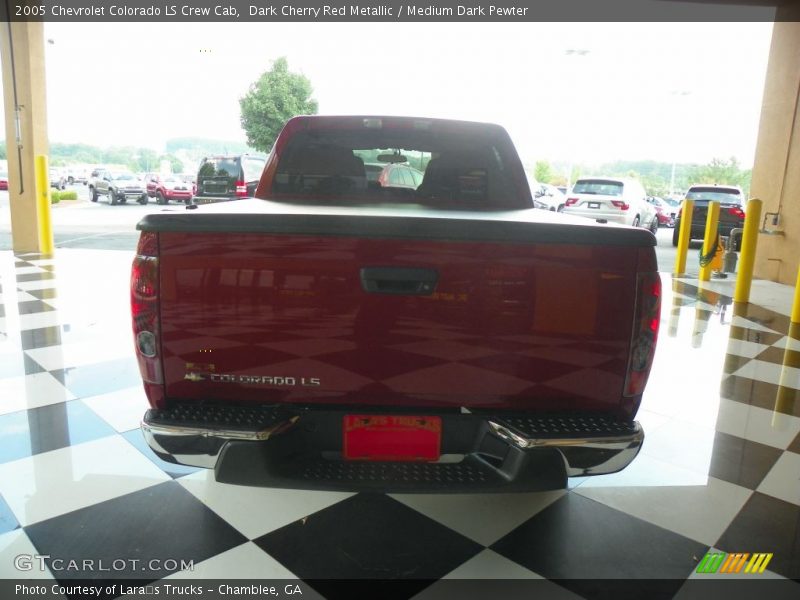 Dark Cherry Red Metallic / Medium Dark Pewter 2005 Chevrolet Colorado LS Crew Cab