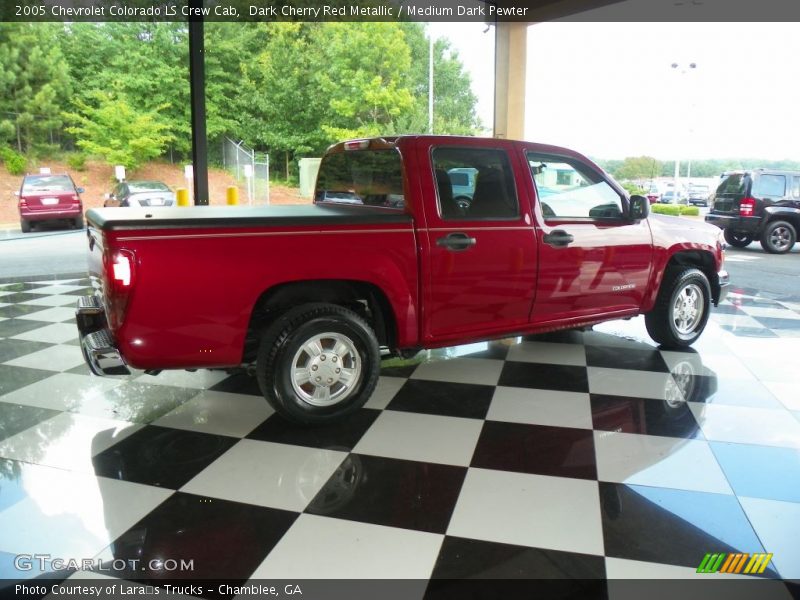 Dark Cherry Red Metallic / Medium Dark Pewter 2005 Chevrolet Colorado LS Crew Cab