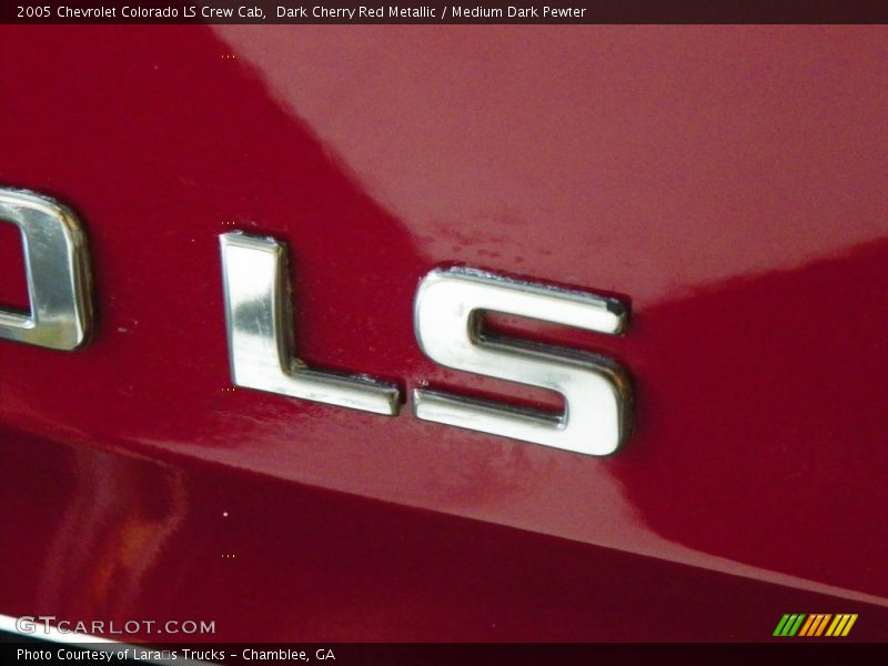 Dark Cherry Red Metallic / Medium Dark Pewter 2005 Chevrolet Colorado LS Crew Cab