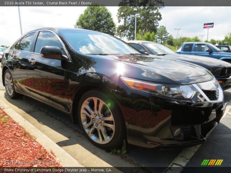Crystal Black Pearl / Ebony 2010 Acura TSX Sedan