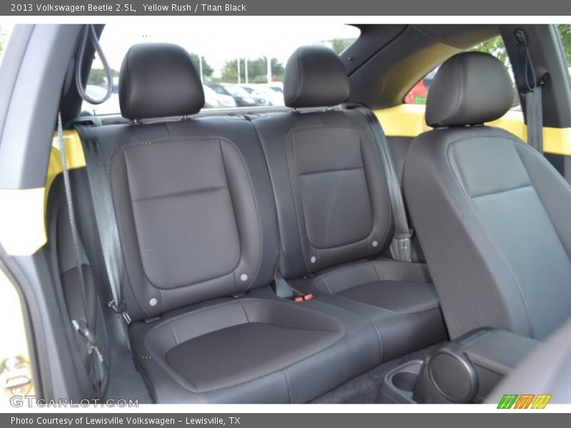 Yellow Rush / Titan Black 2013 Volkswagen Beetle 2.5L
