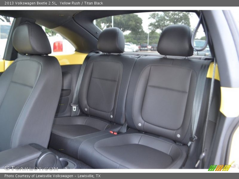 Yellow Rush / Titan Black 2013 Volkswagen Beetle 2.5L
