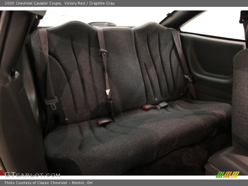 Victory Red / Graphite Gray 2005 Chevrolet Cavalier Coupe