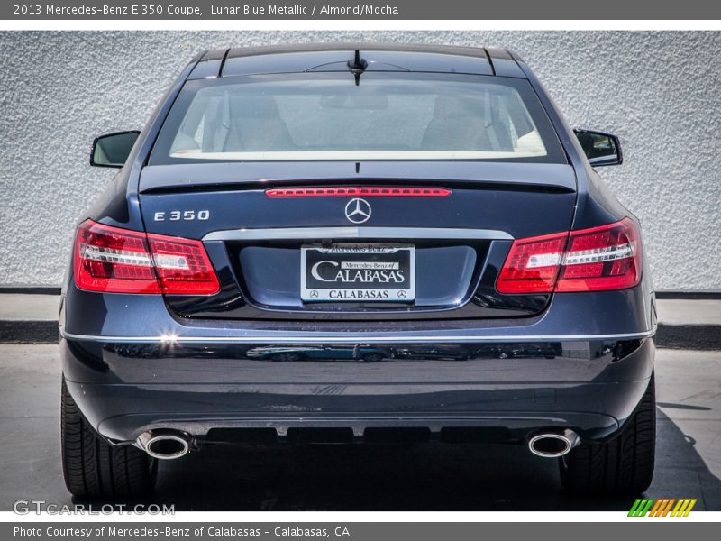 Lunar Blue Metallic / Almond/Mocha 2013 Mercedes-Benz E 350 Coupe