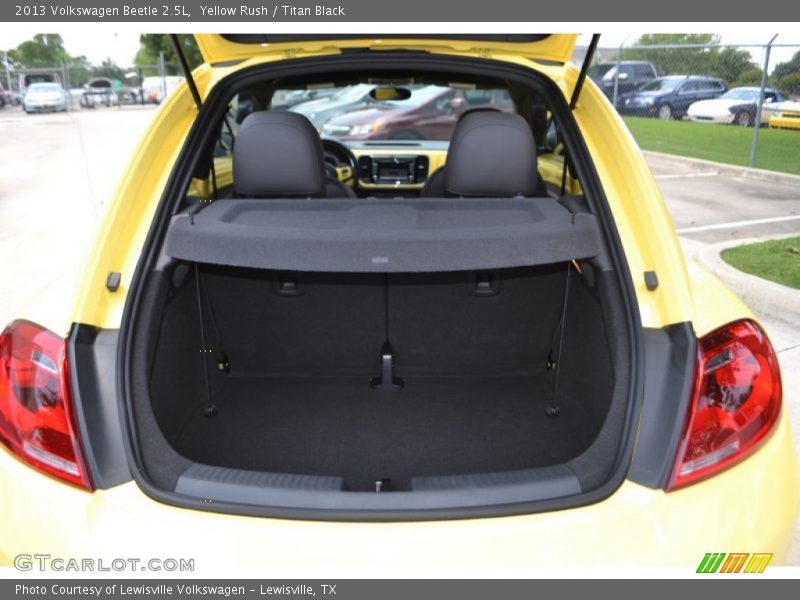 Yellow Rush / Titan Black 2013 Volkswagen Beetle 2.5L