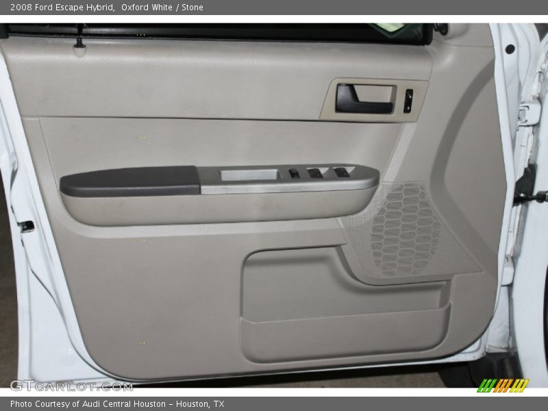 Oxford White / Stone 2008 Ford Escape Hybrid