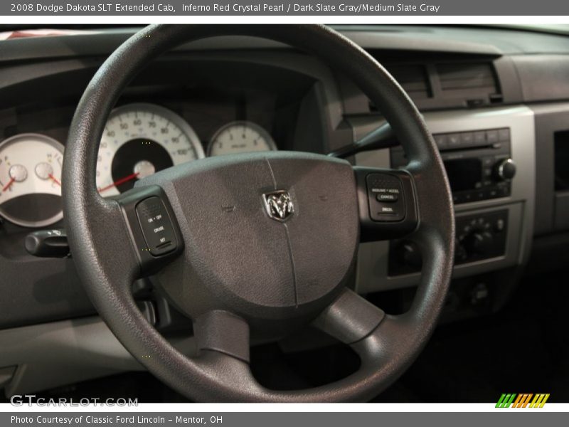 Inferno Red Crystal Pearl / Dark Slate Gray/Medium Slate Gray 2008 Dodge Dakota SLT Extended Cab